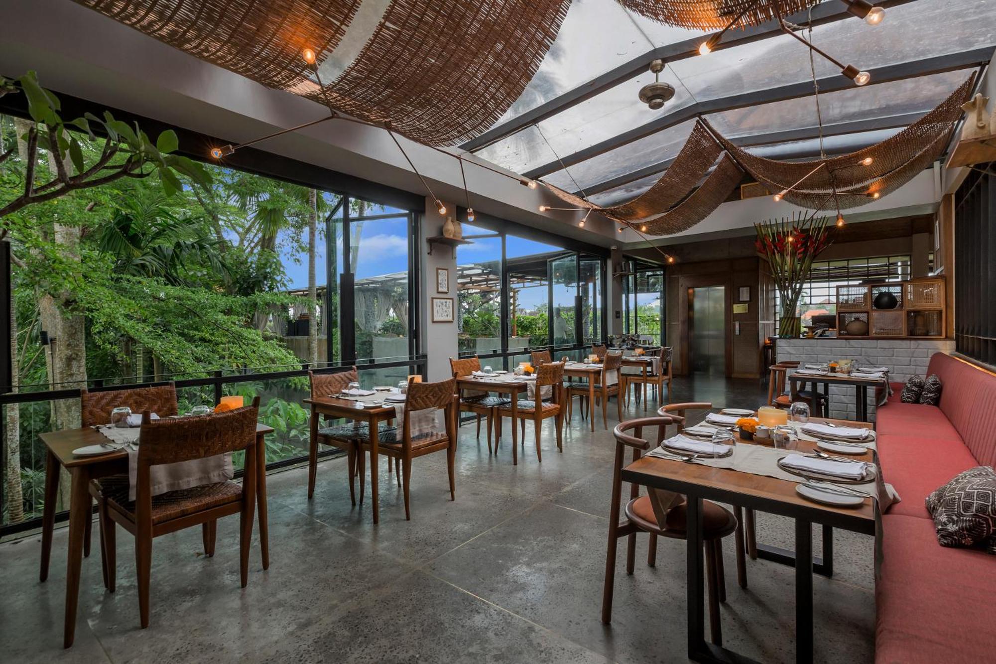 Hotel Bisma Eight - Chse Certified Ubud Exterior foto The restaurant