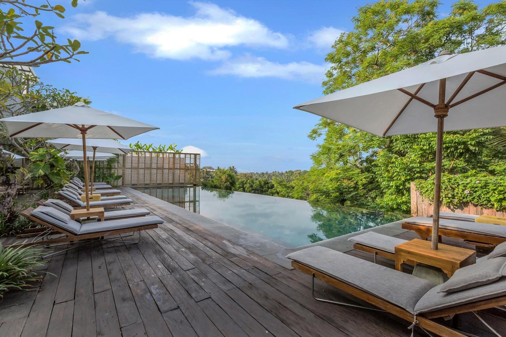 Hotel Bisma Eight - Chse Certified Ubud Exterior foto The pool at the 1770 Treehouse